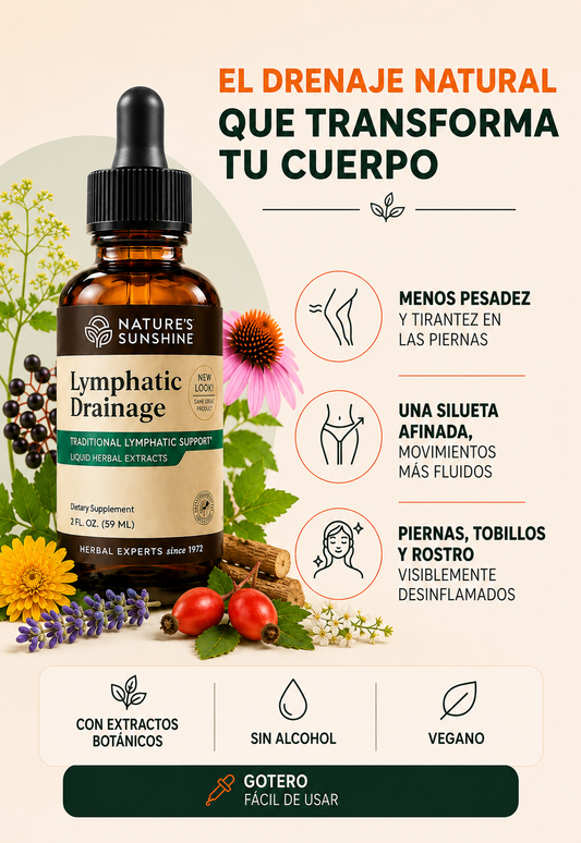 DRENAJE LINFÁTICO NATURAL ORIGINAL 😍 SUPER OFERTA