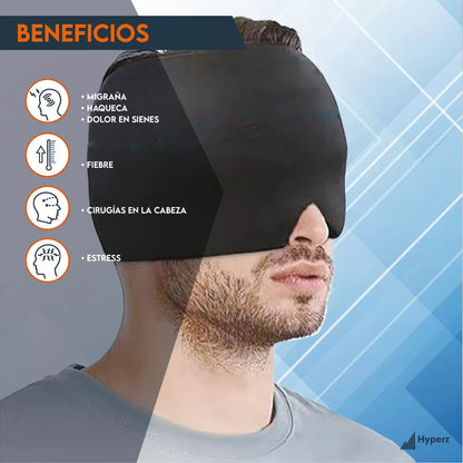 Gorro en Gel terapéutico, Alivio Instantáneo para los dolores de cabeza💆 OFERTA